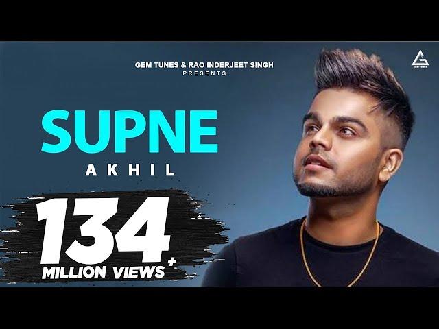 Supne (Kade Aave Kade Jaave) : Akhil | Tanvi Nagi | Punjabi Song