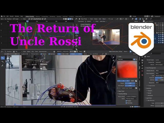 The Return of Uncle Rossi (Demo of new Tracking UI in Blender)