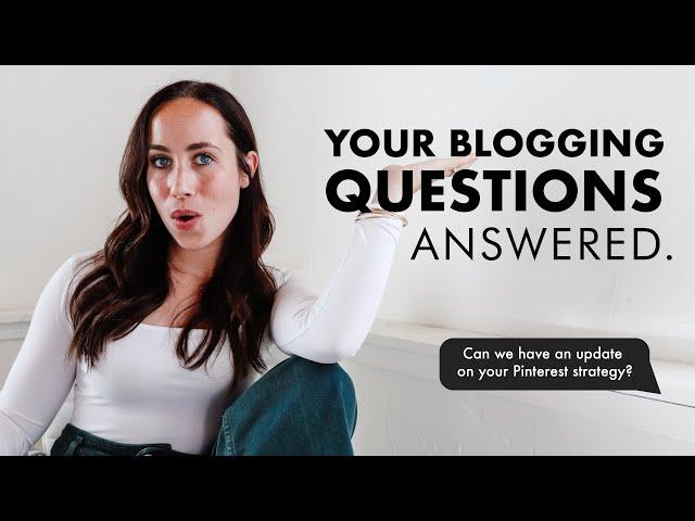 Your Blogging Questions Answered | Blogging Q&A With 7-Figure Blogger | By Sophia Lee Blogging