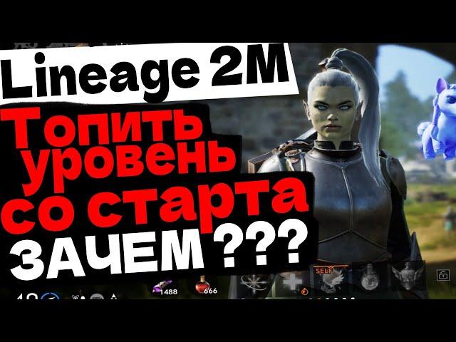Lineage 2M ЗАЧЕМ ТОПИТЬ В УРОВЕНЬ СО СТАРТА В L2M ПРАВИЛЬНЫЙ СТАРТ ГАЙД