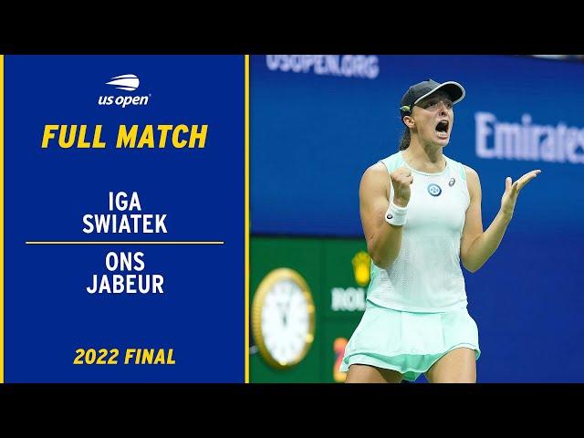 Iga Swiatek vs. Ons Jabeur Full Match | 2022 US Open Final