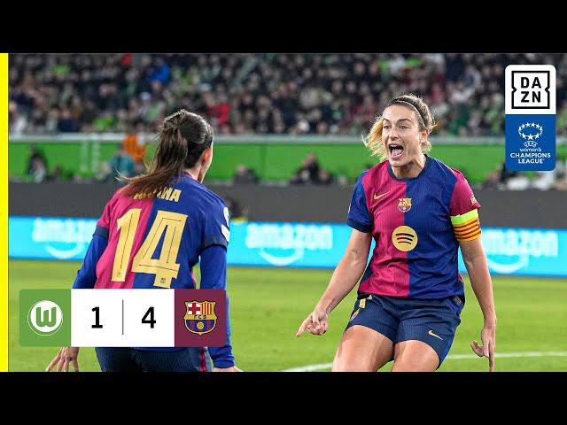 HIGHLIGHTS | VfL Wolfsburg vs. FC Barcelona - UEFA Women's Champions League 24-25 (Deutsch)