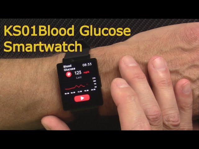 KS01 Blood Glucose Smartwatch review | Blood Glucose Smartwatch vs. real Blood drop Glucose Test