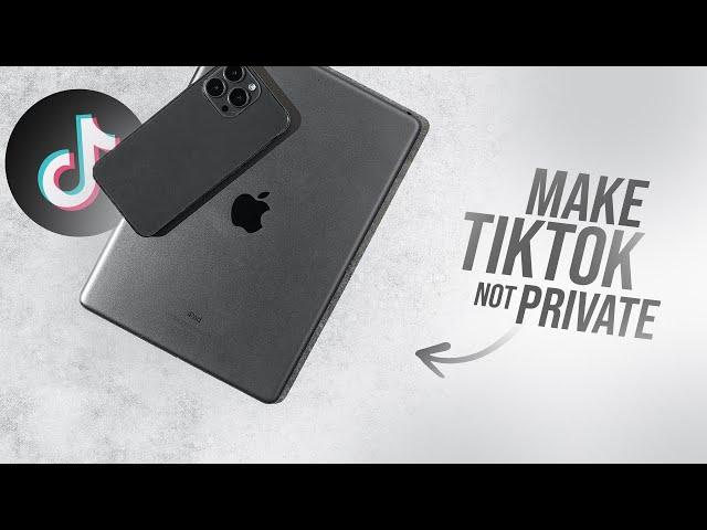 How to Make TikTok Private on iPad (explained)