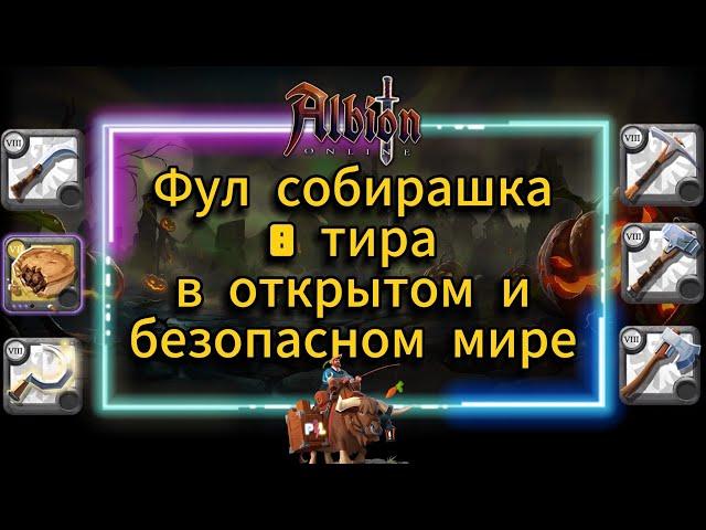 PL | Albion Online | Фул собирашка 8 тира в безопасных зонах открытого мира Альбион онлайн