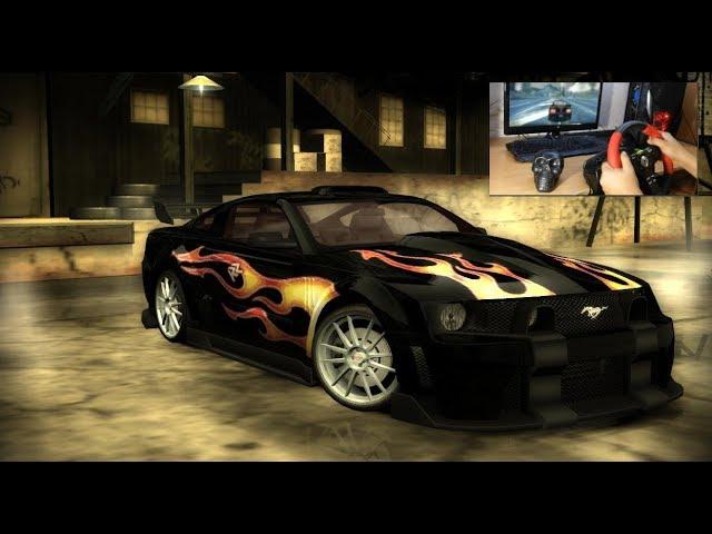 NFS Most Wanted | Ford Mustang by Razor| Сircle Gameplay|Logitech Formula Force Ex