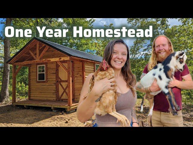 1 year on our Off-Grid Homestead in Tennessee