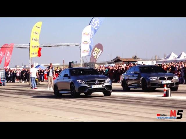 BMW M5 F90 600HP  vs Mercedes-Benz AMG E63 S - 750HP DRAG RACE