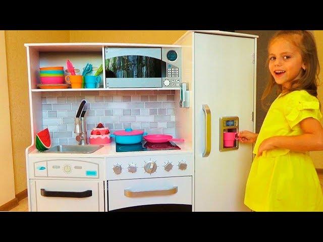 Детская КУХНЯ Игровой набор Pretend play Распаковка и обзор Kitchen for children Игры для детей