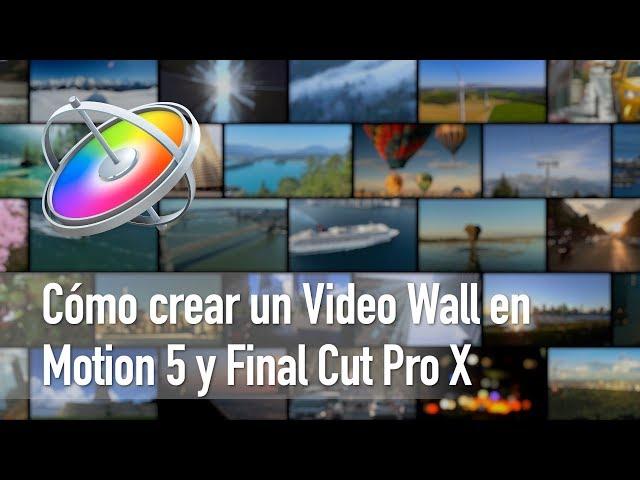  Cómo crear un VIDEO WALL en Motion 5