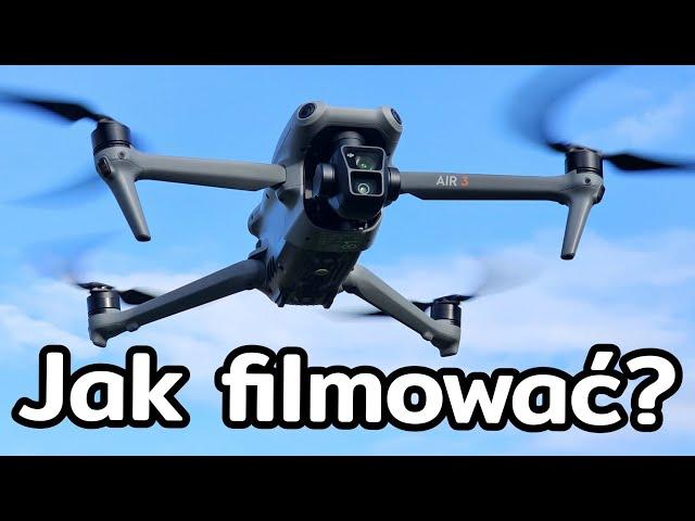 Jak filmować? Proste ujęcia i porady, które warto znać podczas nagrywania dronem.