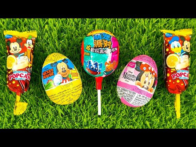 Lollipops Unpacking ASMR  Chupa Chups Surprise Lollipops, Zaini Mickey & Minnie - Satisfying Video