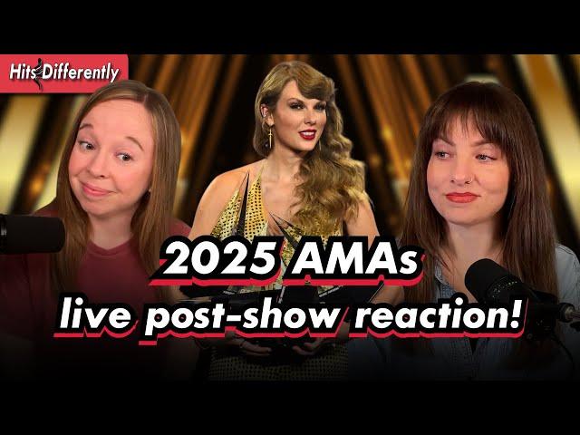 Our Reaction to the 2025 AMAs (LIVE PODCAST) | Full AMAs & Taylor Swift News