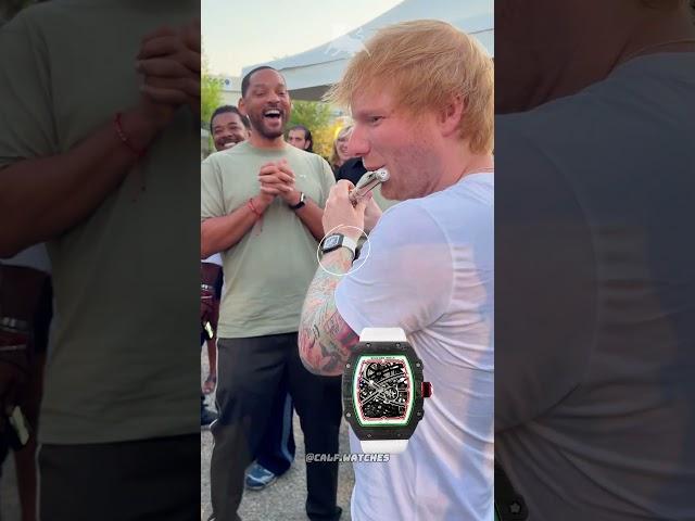 WILL SMITH & ED SHEERAN juntos com RELÓGIOS INSANOS  | TANK OU RM?  | #shorts #watches #relogios