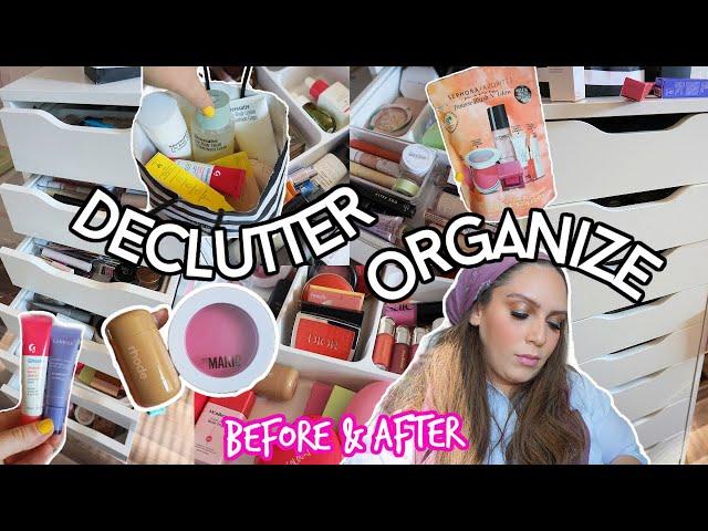 organize & reset my makeup collection  motivating, satisfying, trashing stuff, new makeup