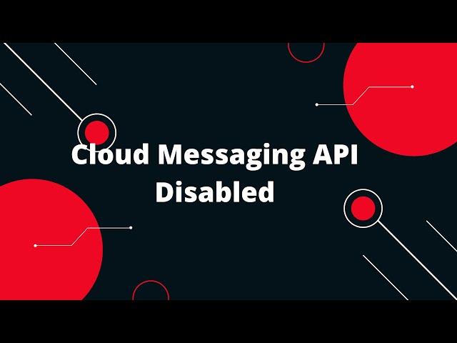  Cloud Messaging API Disabled? How to Send Push Notifications with Firebase HTTP v1! 