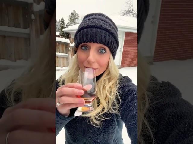 Whiskey and snow because it’s fun! #snowday #colorado #shorts #whiskeytube #whiskey