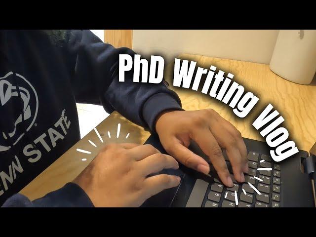 Writing Post-Doc Application in LESS THAN 24 Hours! PhD Student Day in the Life Vlog