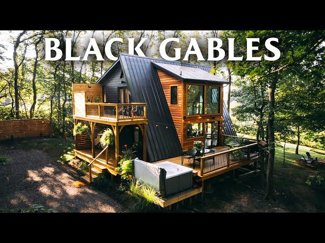 A-frame Cabin w/ Amazing Interior Space & Design // Black Gables A-frame Tour!