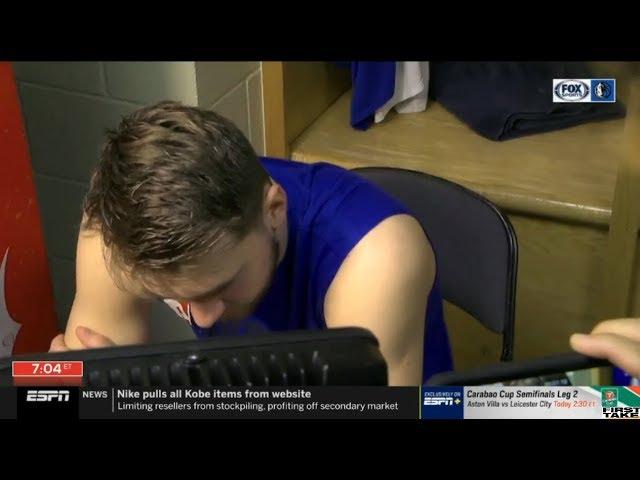 ESPN Crew react to Luka Doncic devastated after the death of Kobe Bryan