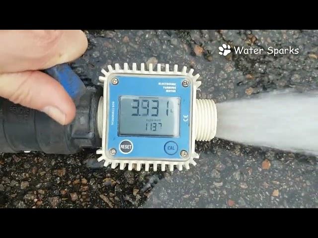 Digital Liquid Flow Meter  | Water Sparks