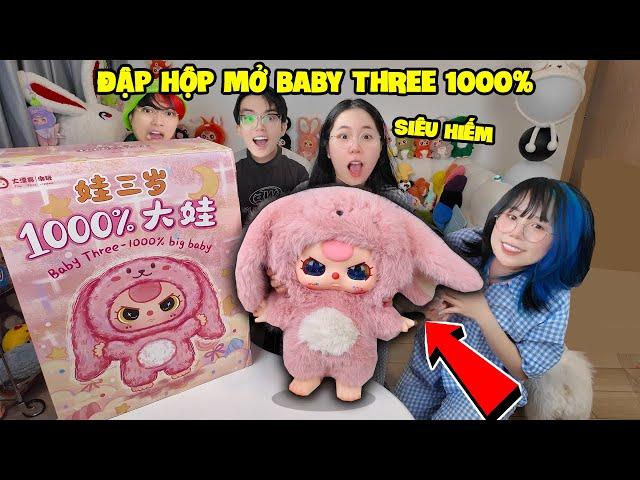 SAMMY PHONG CẬN VÀ SIMMY KAIRON ĐẬP FULL HỘP BABY THREE 1000% SIÊU KHỔNG LỒ