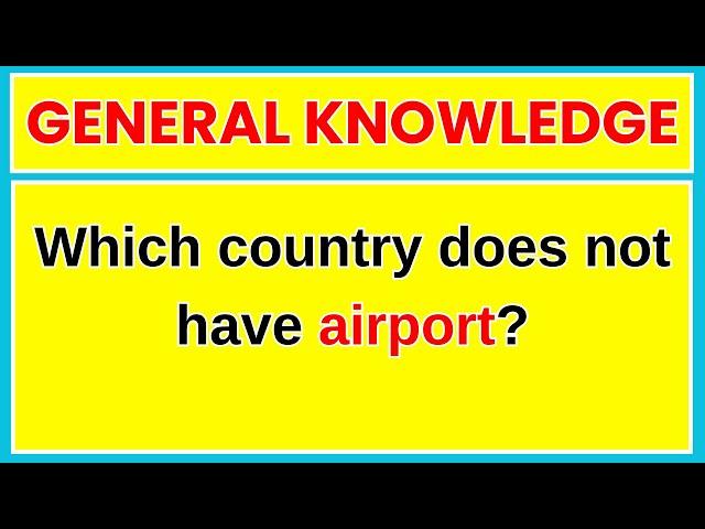 "General Knowledge Quiz: Can You Answer These Tricky Questions? "