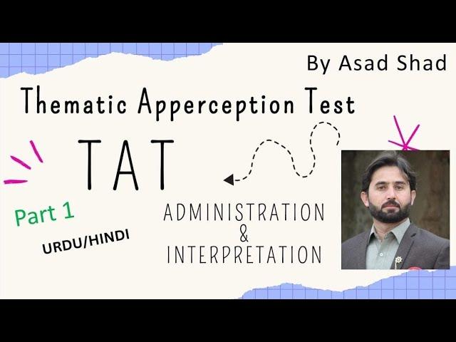 Thematic Apperception Test I Administration I Interpretation/scoring I TAT Test #TAT #interpretation