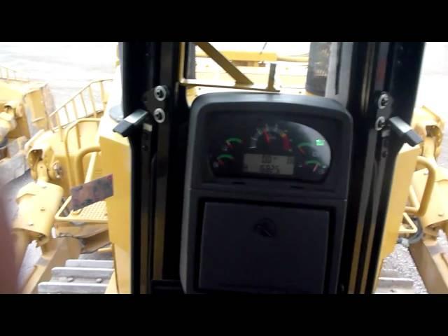 Cat D10T Bulldozer Cab View