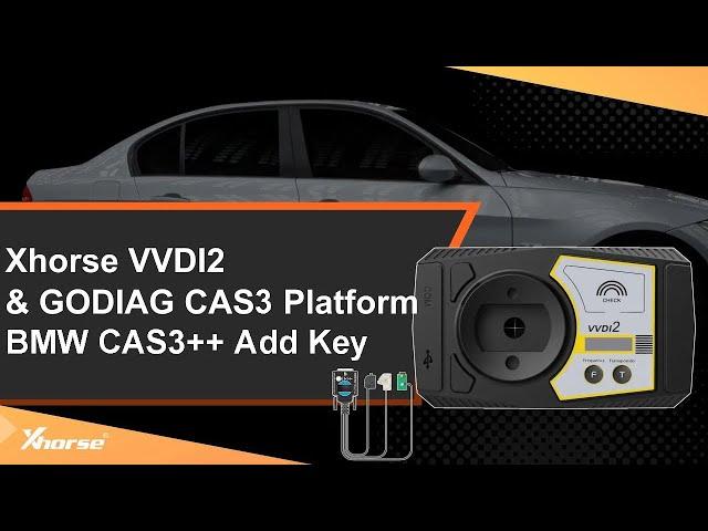 VVDI2 CAS3++ Add Key by GODIAG BMW CAS2 CAS3 Adapter