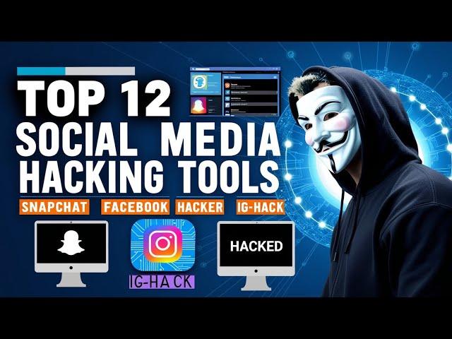 Top 12 Social Media Hacking Tools in Kali Linux 2024 | How to Hack Any Social Media Accounts in 2024