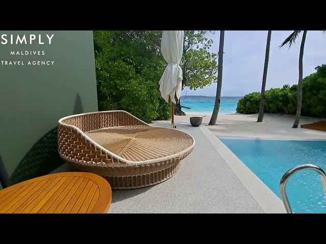 Amilla Maldives - Four Bedroom Beach Residence  Room Tour