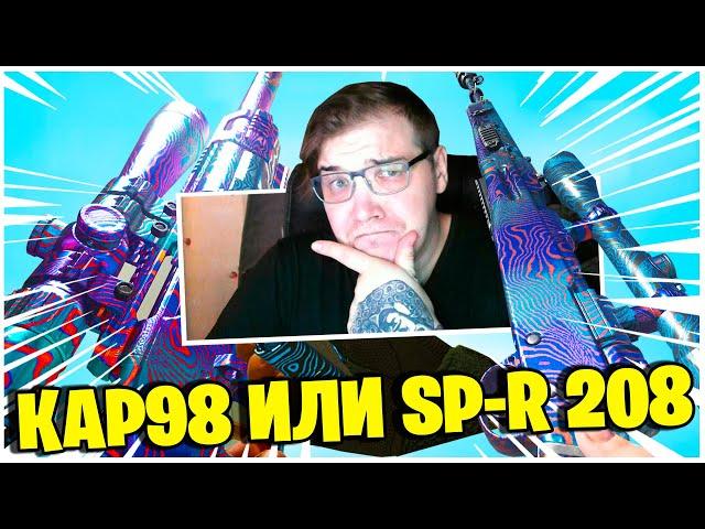 ЧТО ЛУЧШЕ KAR98 ИЛИ SP-R 208? ЛУЧШАЯ СБОРКА В ВАРЗОНЕ! WARZONE 6 СЕЗОН!