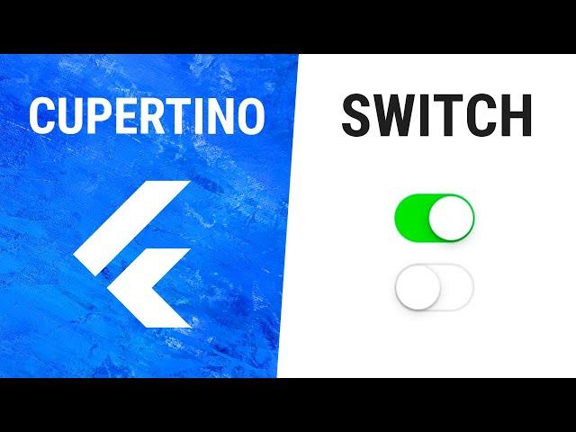 Flutter CupertinoSwitch Widget