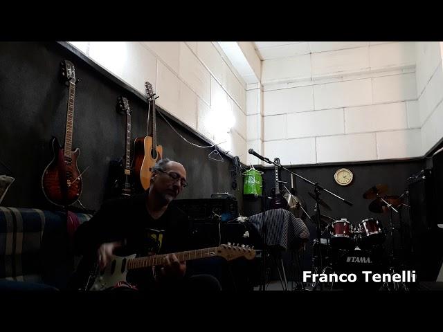 Blues a Capella Guitar Fender Strat and Fender Lamp Amplifier by Franco Tenelli