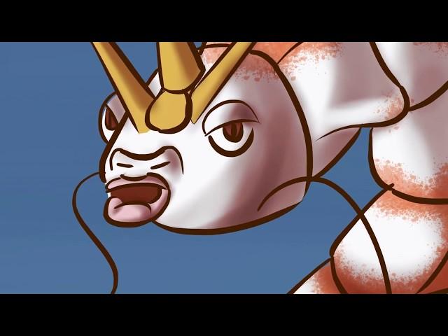 Goldeen-Garyados Fusion, Timelapse