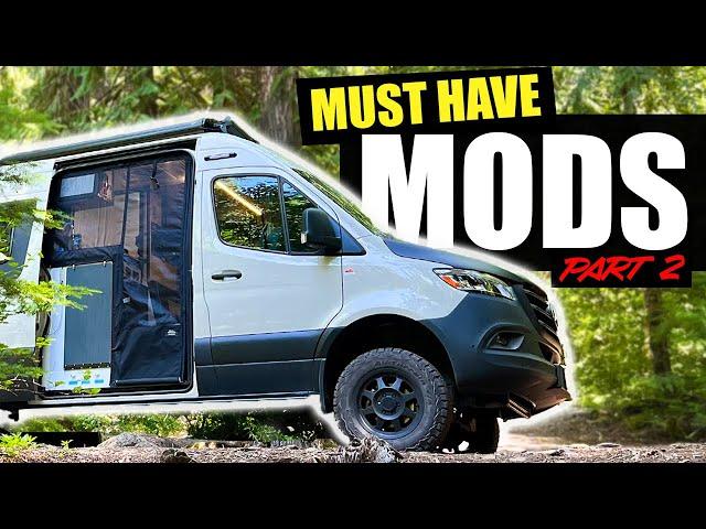 Van Life UPGRADES You Didn't Know You NEEDED! Winnebago Revel Adventure Van