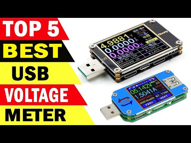 Top 5 Best Usb Voltage Meter Review 2021