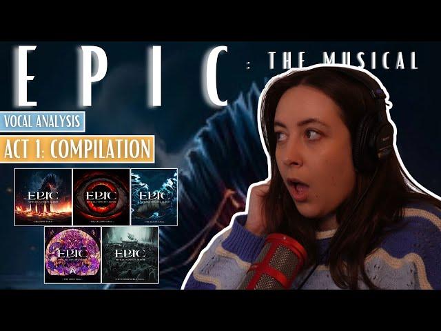 EPIC: The Musical FULL ACT 1 Compilation | Vocal Coach Reaction (& Analysis) | Jennifer Glatzhofer