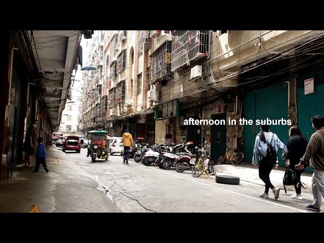 Chinese suburbs TIMELAPSE video. Back to life after the outbreak.