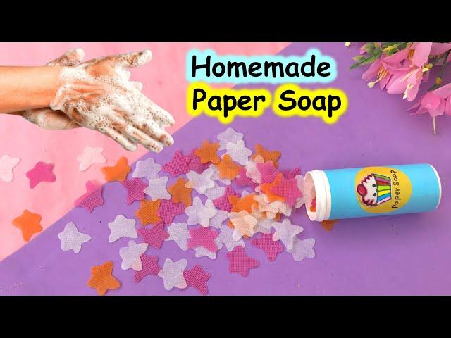 How to make paper soap 🫧 | homemade paper soap | paper soap making | diy paper soap | Sajal Malik