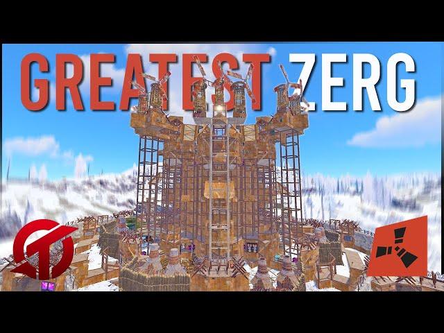 Rust | OVERPOWERED zerg takes on the WHOLE server