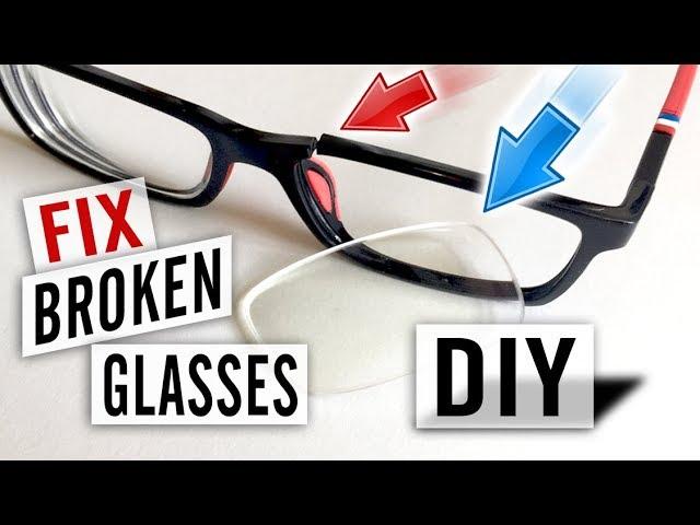 How to Fix Broken Glasses Yourself - Easy DIY Repair