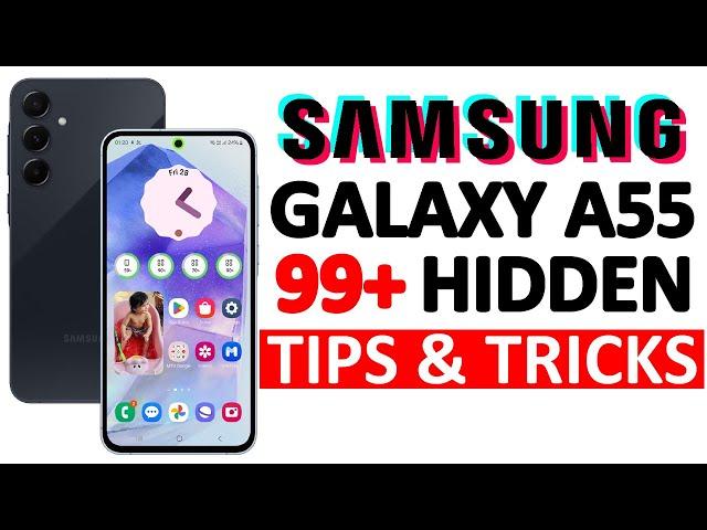 Samsung Galaxy A55 5G 99+ Tips, Tricks & Hidden Features  | Amazing Hacks - NO ONE SHOWS 