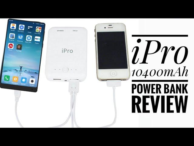 Full Review Of Ipro ip1042 10400 Mah Battery Power Bank With 2 Charging Port