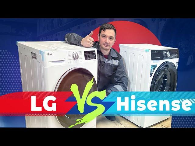 Cравнение LG F2J6HSDW 7 кг прямой привод или Hisense wf3s6021bw на 6 кг классический привод