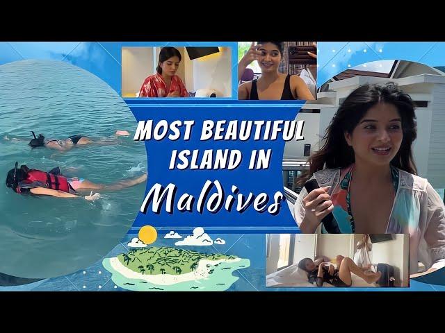 Travelling to the most beautiful island in MALDIVES|Bhavika sharma Vlogs| Travel️