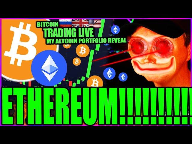 ALERT  BITCOIN PRICE LIVE TRADING - ETHEREUM BREAKOUT - MARKET WEEKLY CLOSE - CRYPTO ALTCOIN SEASON