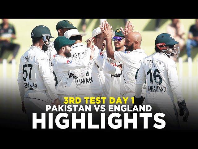 Full Highlights | Pakistan vs England | 3rd Test Day 1, 2024 | PCB | M3G1K