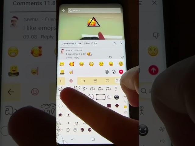 I bet you don’t have this emoji! #emoji #triangle #tricks #memes #keyboard #tutorial #howto #tiktok